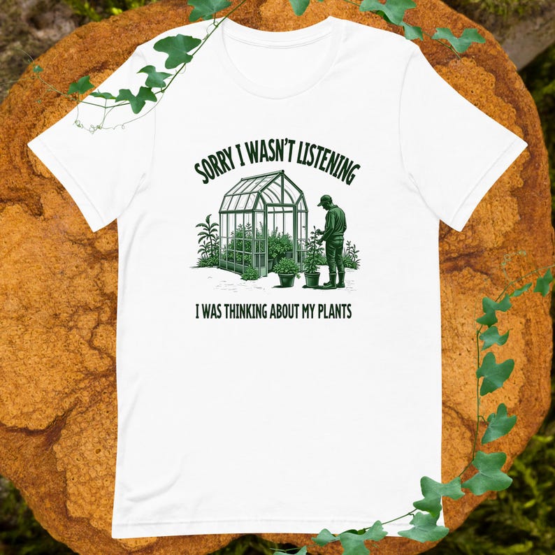 Funny Plant Dad Shirt Mens Gardening Tshirt Plant Enthusiast T-shirt Mens Gift For Gardener Funny Greenhouse Tee