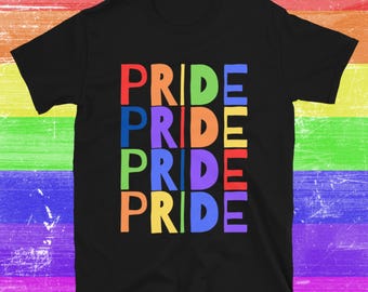 LGBTQ Pride Shirt Regenbogenfarben Stolz T-shirt Gay Kleidung Lesben Tshirt Trans T-Shirts LGBT Pride Geschenke