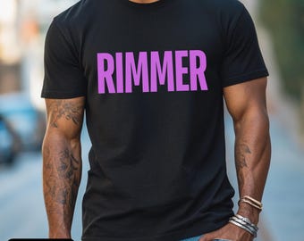 Grappige Gay T-shirt Rimmer T-shirt ongepast cadeau Queer Rude LGBT Shirt Rimming Rim Tee cadeau voor homo man volwassen grap Tee