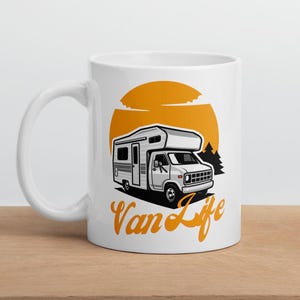 Van Life Mug Motorhome Cup Camper Van Coffee Mug Caravan Gift Camping Tea Cup Gift For Motorhome Owner Glamping Gift