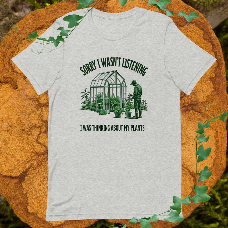 Funny Plant Dad Shirt Mens Gardening Tshirt Plant Enthusiast T-shirt Mens Gift For Gardener Funny Greenhouse Tee