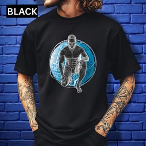 Futuristic AI Art Shirt Cybernetic Sci Fi T-shirt Digital Tech Tshirt Cyberpunk Gamer Tee