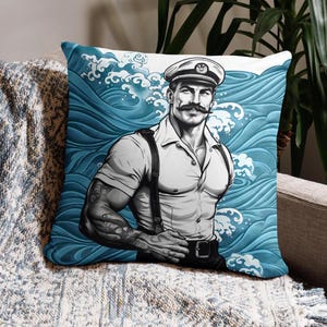 レア　tom of finland コラボ　クッションカバー Tom Finland Pillow - Etsy