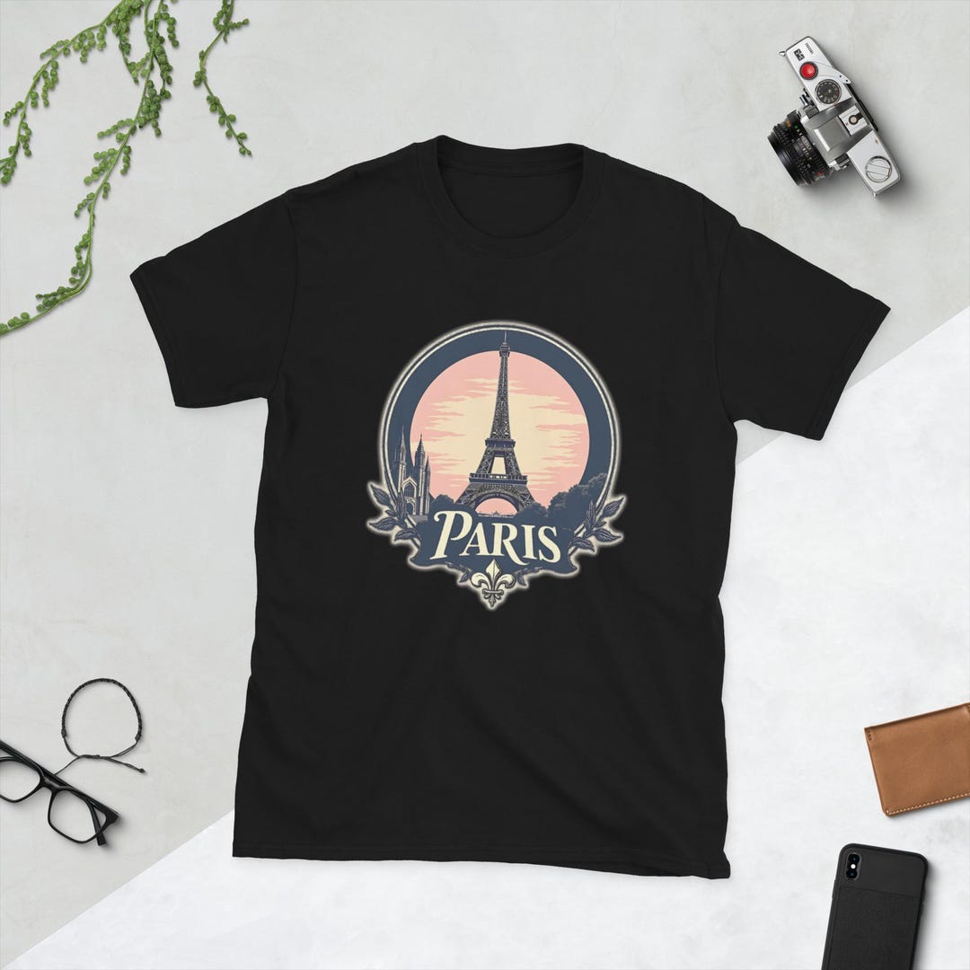 Paris Shirt France T-shirt Cityscape Eiffel Tower Souvenir Gift