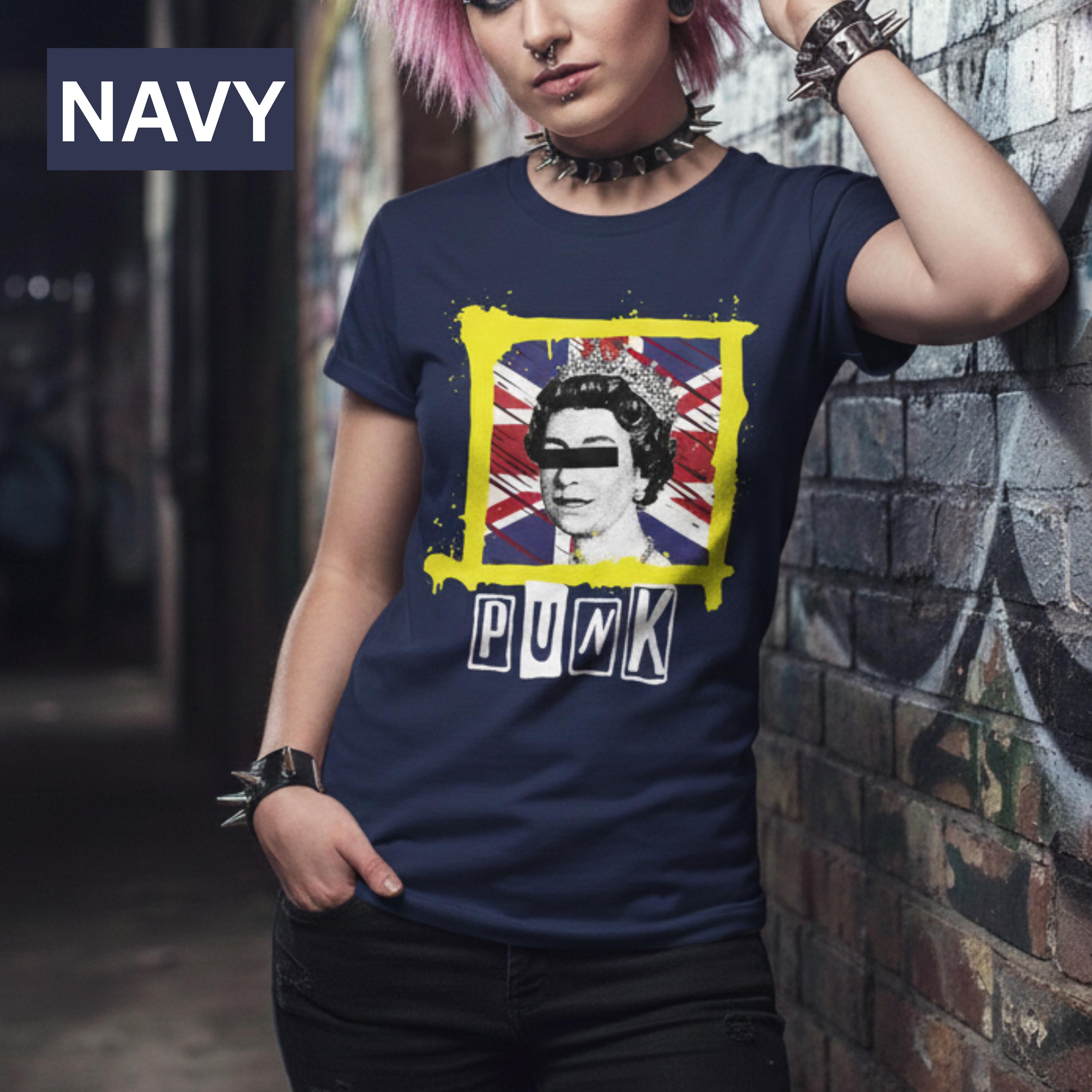 T-shirt Union Jack London Punk Rocker &ndash; Mod Scooter &ndash; Taglia L/XL &ndash; Uomo