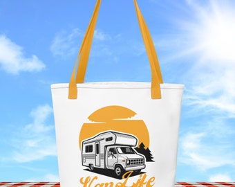 Van Life Tote Bag Motorhome Travel Accessories Camper Van Gift Camping Shoulder Bag For Motorhome Owner
