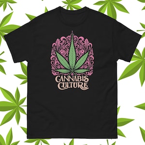 Cannabis Culture Shirt 420 Marijuana Leaf T-shirt Psychedelic Tshirt Trippy Gift For Stoner Festival Tees