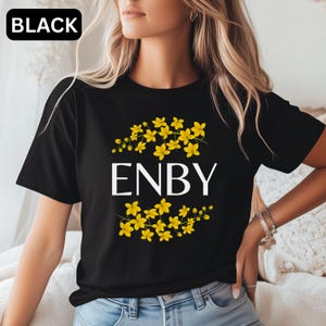 Camiseta no binaria, camiseta ENBY Pride, camiseta LGBTQIA NB, camiseta de género queer, regalo para "Ellos" y "Ellos"