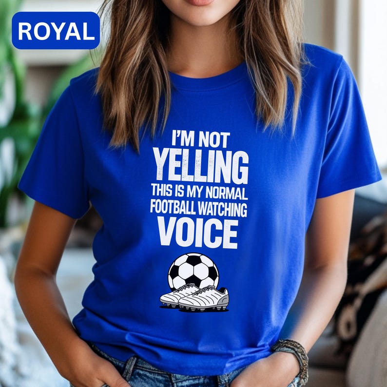 Funny Football Fan Shirt Dad Humour T-shirt Watching Football Gifts For Soccer Fans Match Day Tee