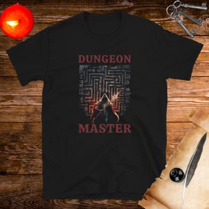 Dungeon Master Shirt DND DM T-shirt Dungeons and Dragons Tshirt Dungeon Daddy Shirt Geschenk für Rollenspiel D20 Dice RPG