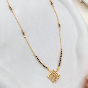 Diamond Mangalsutra Womens , Gold Plated Mangalsutra, Bollywood Actress Mangalsutra, CZ Mangalsutra, Indian Jewelry, Gold Indian Mangalsutra