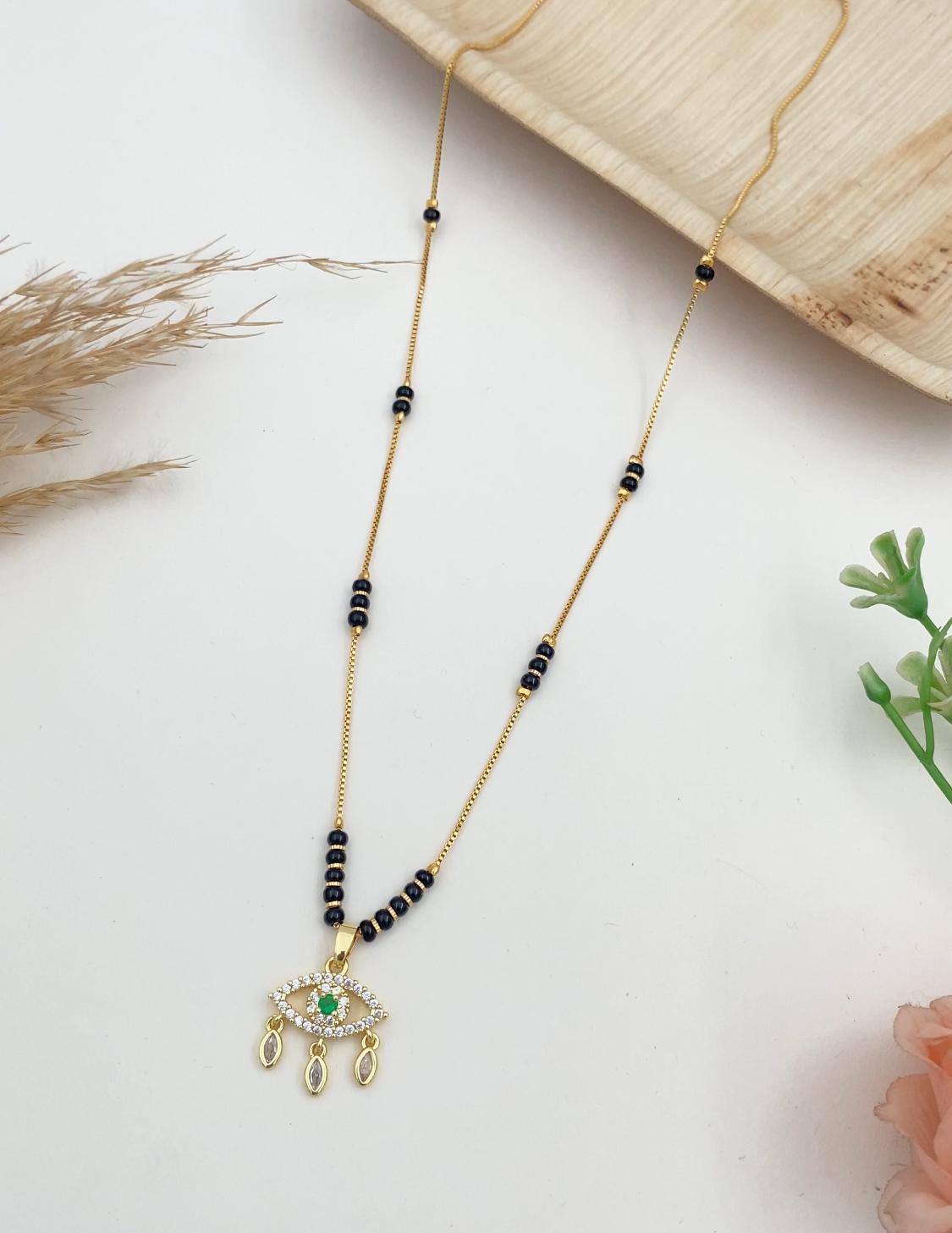 Diamond Mangalsutra Womens , Gold Plated Mangalsutra, Bollywood Actress Mangalsutra, CZ Mangalsutra, Indian Jewelry, Gold Indian Mangalsutra