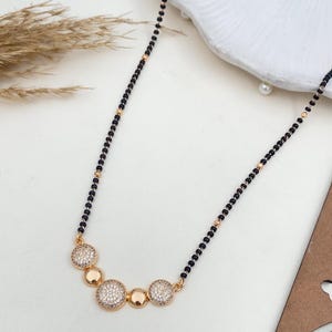 Diamond Mangalsutra Womens , Gold Plated Mangalsutra, Bollywood Actress Mangalsutra, CZ Mangalsutra, Indian Jewelry, Gold Indian Mangalsutra