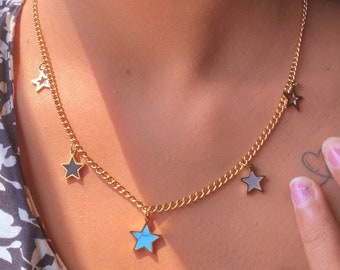 Gold Plated Non Tarnish Necklace for women and girl daily wear Minimalist necklace, Water Proof Non Tarnish, Gift for her-Valentine Day Gift