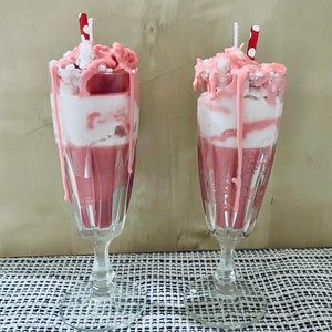 Milkshake candle