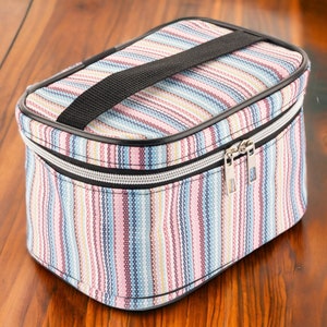 Conjunto de 2 peças, bolsa de maquiagem, organizador de viagem, bolsa de cosméticos multifuncional