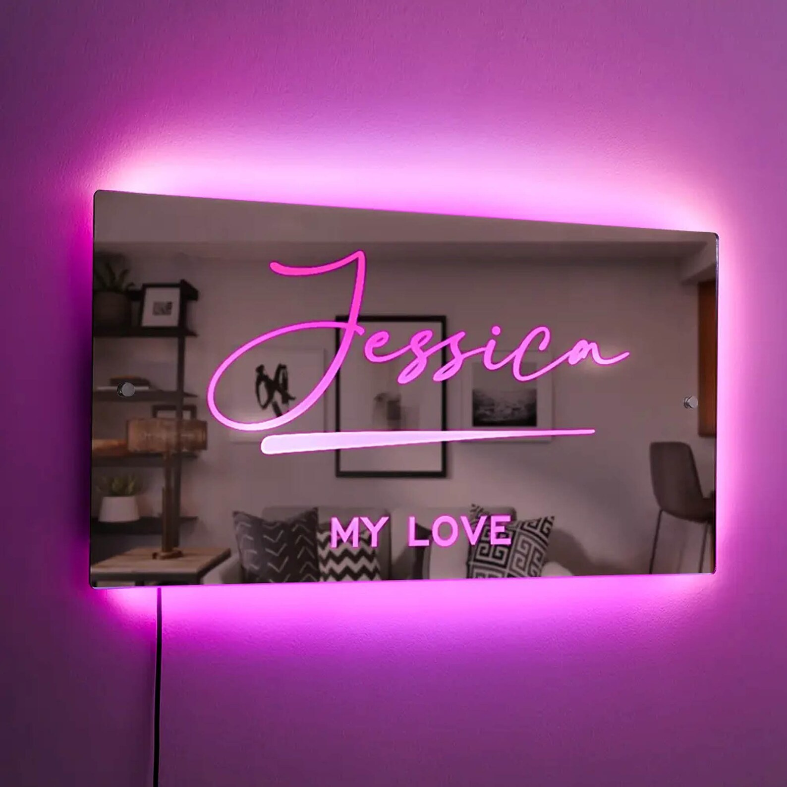 Acrylic Name Sign Custom Acrylic Sign Custom LED Signs Light up Sign