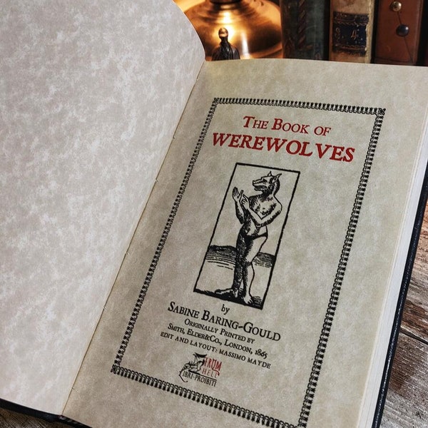 The Book of Werewolves Sabine Baring-Gould REPLICA on edition 1865