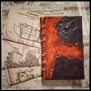 NECRONOMICON 22 x 15 cm - Handmade - The Book of the Great Old Ones - Lovecraft Cthulhu