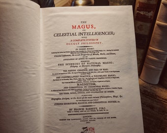 The Magus – Francis Barrett. London edition, 1801 - An important treatise on magic and the evocation of infernal spirits.