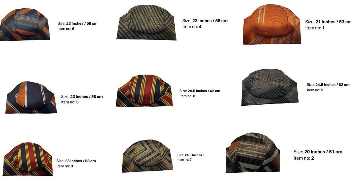 Brand New Nigerian Aso Oke Cap/ Hat. Made With High Quality Aso-oke in ...