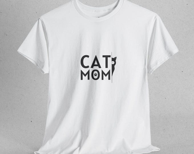 SCH-W301 | Soft and Comfy Cat Mom Tee