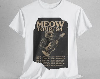 SCH2500103 | Vintage Rock Band "Meow Tour '94'" T-shirt