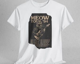 Vintage Rock Band "Meow Tour '94'" T-shirt