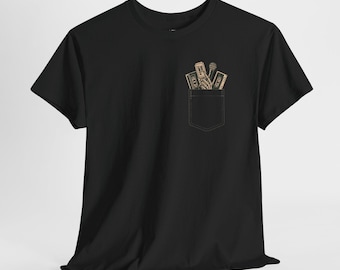 SCH2500113 | Men's Vintage Pocket Style Heavy Cotton Tee