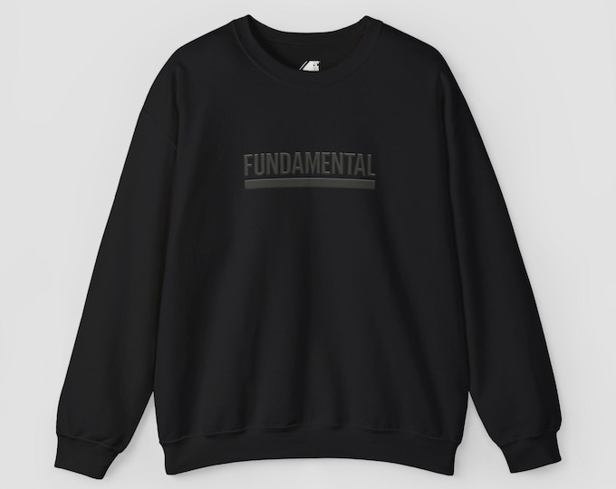 Featured listing image: Fundamental Embossed Bar Crewneck Sweatshirt