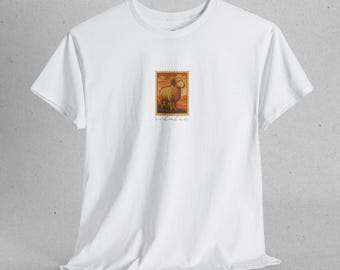 SCH2500120 | Men's Heavy Cotton Vintage Animal Art Tee