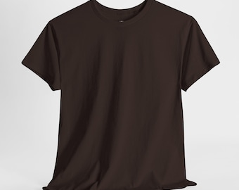 SCH2500132 | Men's Dark Chocolate Brown T-Shirt