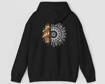 Colosseum Mandala Black Hoodie