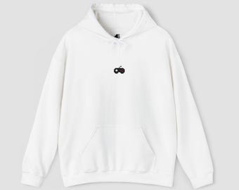 Pixel Joystick Design Hooded Sweatshirt