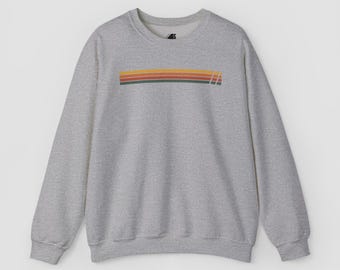 Retro Style Crewneck Sweatshirt