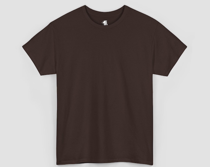 SCH-M222 | Men's Dark Chocolate Brown T-Shirt