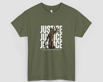 SCH-W324 | Justice Women's Heavy Cotton Tee
