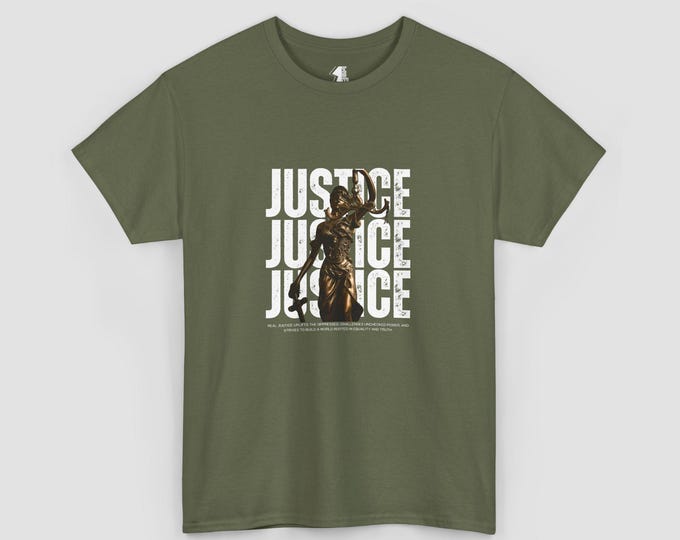 SCH-W324 | Justice Women's Heavy Cotton Tee