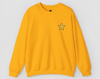 Starfish Embroidered Crewneck Sweatshirt