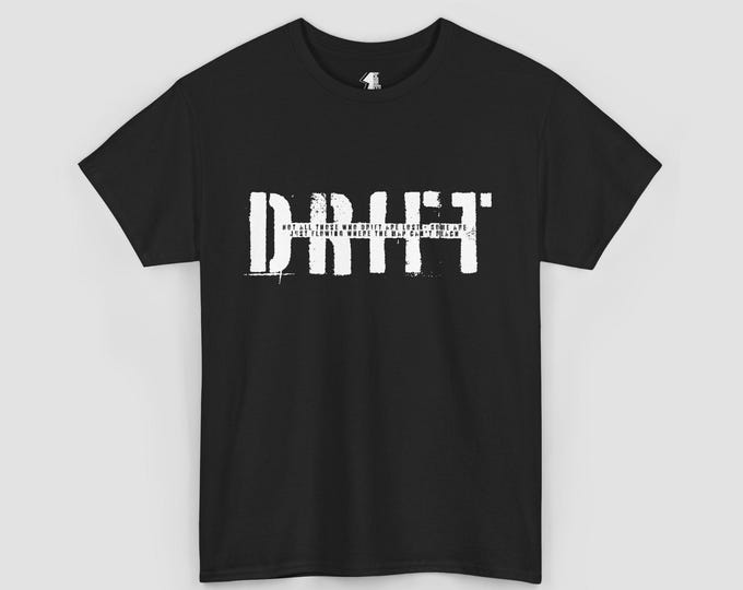 SCH-M220 | Driftline, Motivational Men's Heavy Cotton Tee, Casual Wear, Gift for Friends, Everyday Comfort, Fitness & Wellness Apparel