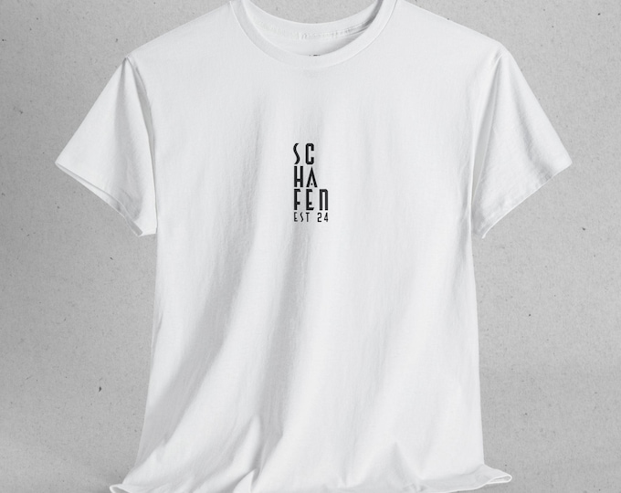 SCH-M207 | Men's Minimalist Schafen Est 24 Tee