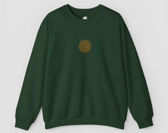 Woven Patch Crewneck Sweatshirt