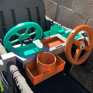 Updated! Fun Wheel With Speaker Option and Tablet Holder Attachments for Wonderfold Wagon W Series, Keenz XC (+) Wagon Strollers & Jeep Tray