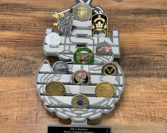US Navy Coin Holder: Chief, Senior, Master Petty Officer Gift