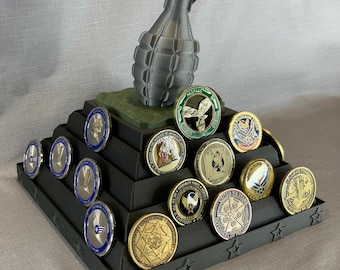 Grenade Pyramid Coin Holder