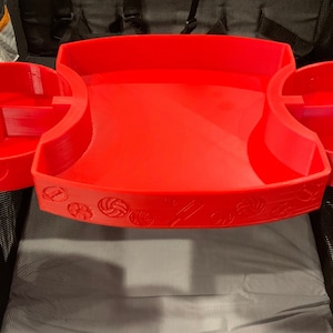 Sports Cup holder/snack Full Tray Set W4 Series for Wonderfold stroller wagons. (Now with a wider mouth)