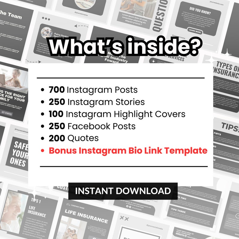 250 Instagram Posts
