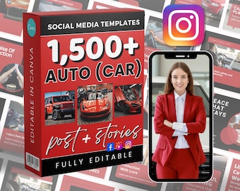 自動マーケティング投稿 | ソーシャルメディアバンドル | Canva InstagramとFacebook