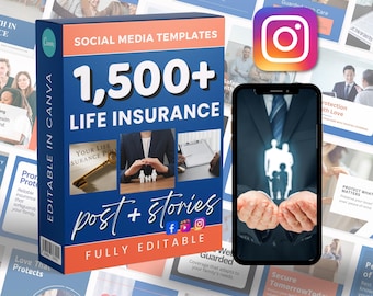 Life Insurance Social Media: Instagram & Facebook (Digital Download)