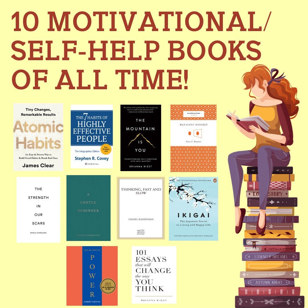 Motivational & Selfhelp Books of All Time Etsy